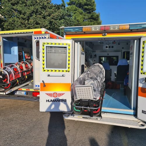 Covid-19, consegnata seconda ambulanza ‘alto contenimento’